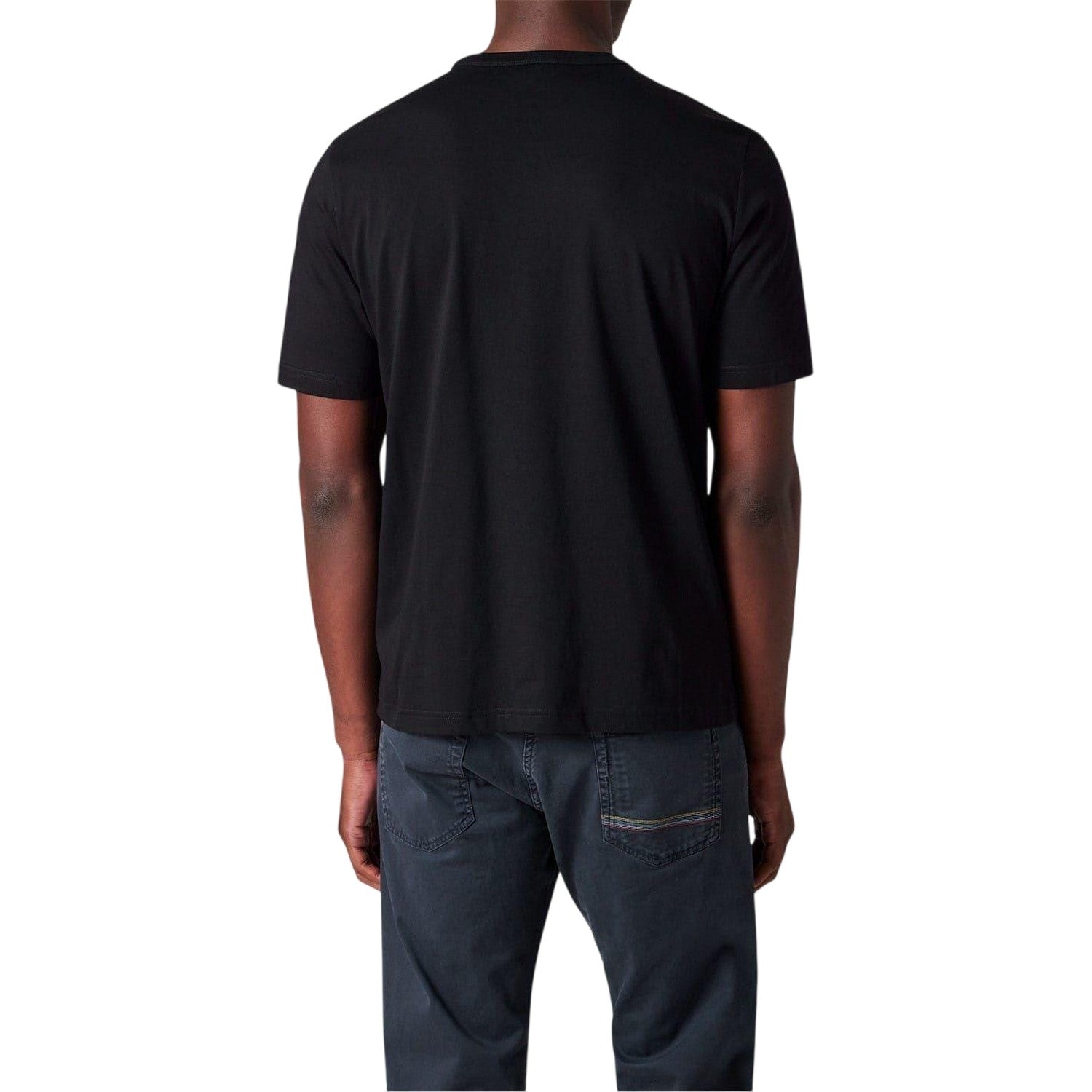 Black - Back - Paul Smith Mens Bunny Tapered T-Shirt