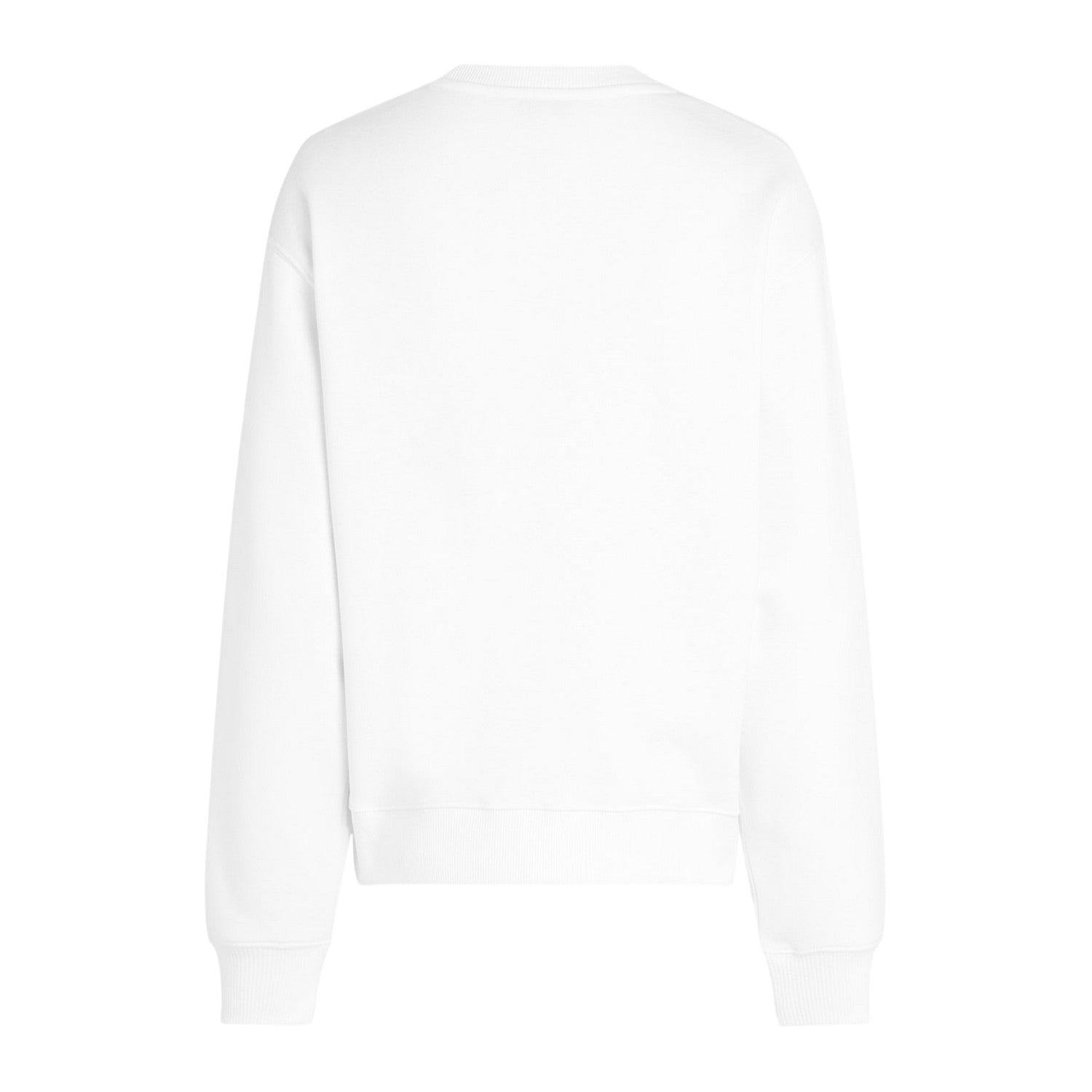 Optic White - Back - Tommy Hilfiger Womens-Ladies Cotton Blend Regular Sweatshirt