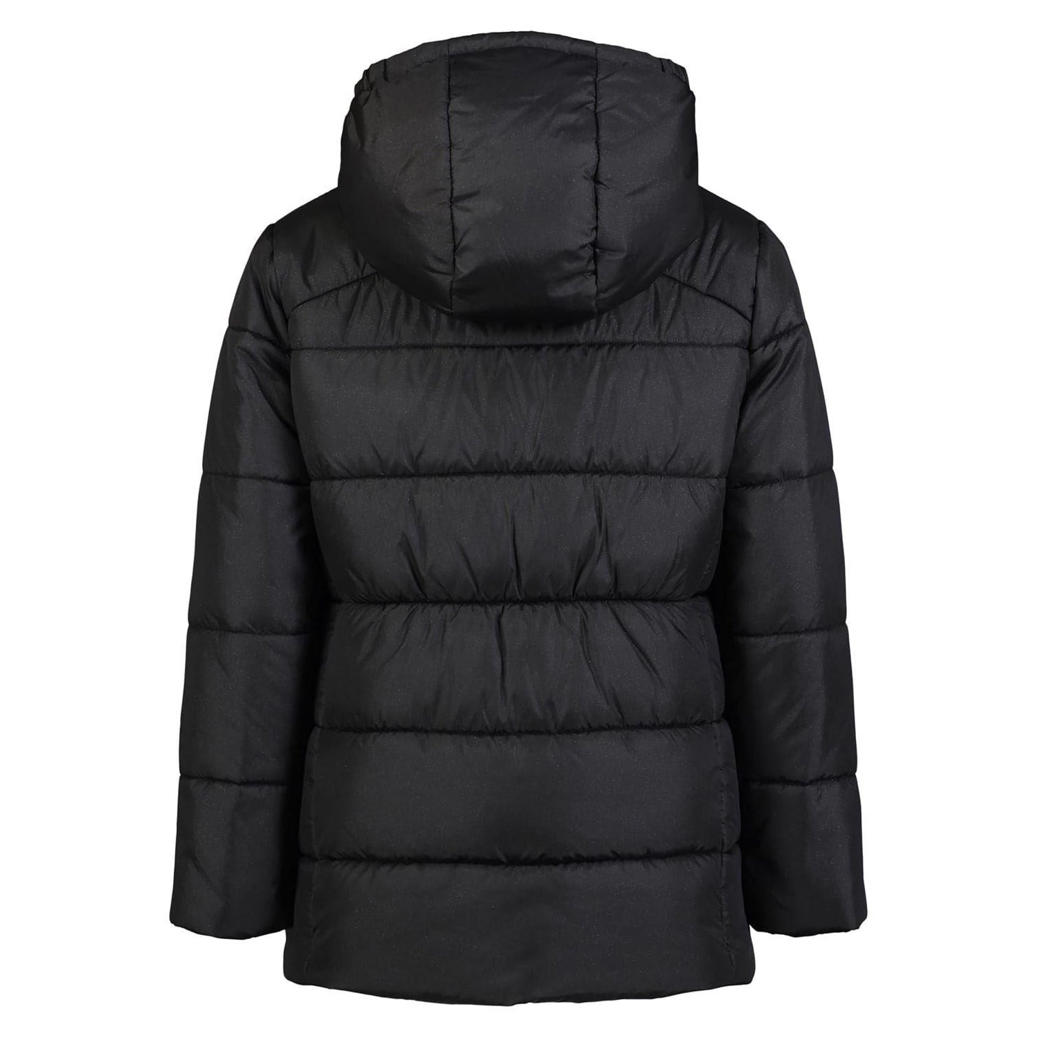 Black-Gold - Back - Under Armour Girls Puffer Jacket