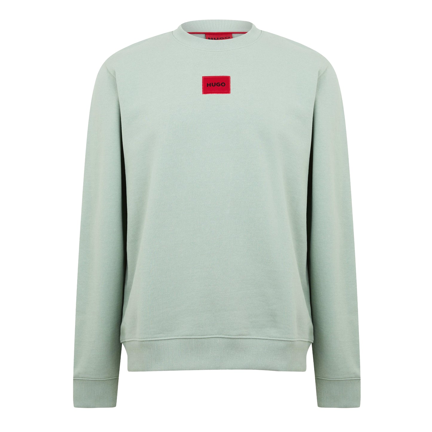 Pastel Green - Front - Hugo Mens Diragol Crew Neck Sweatshirt