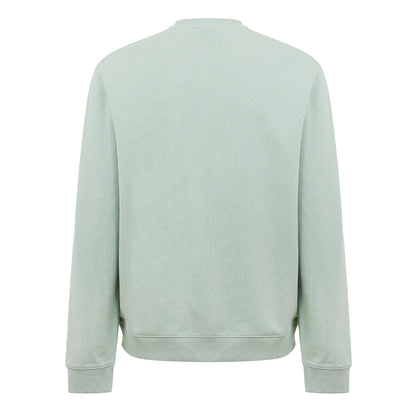 Pastel Green - Back - Hugo Mens Diragol Crew Neck Sweatshirt