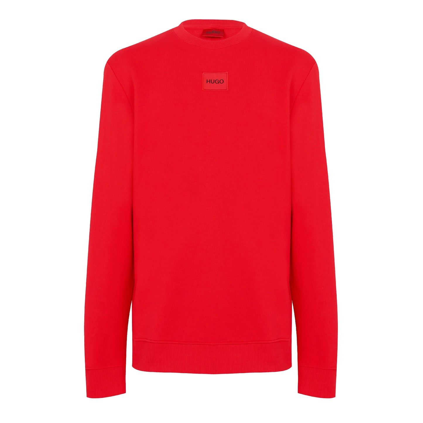 Red - Front - Hugo Mens Diragol Crew Neck Sweatshirt
