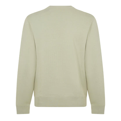 Khaki Green - Back - Hugo Mens Diragol Crew Neck Sweatshirt