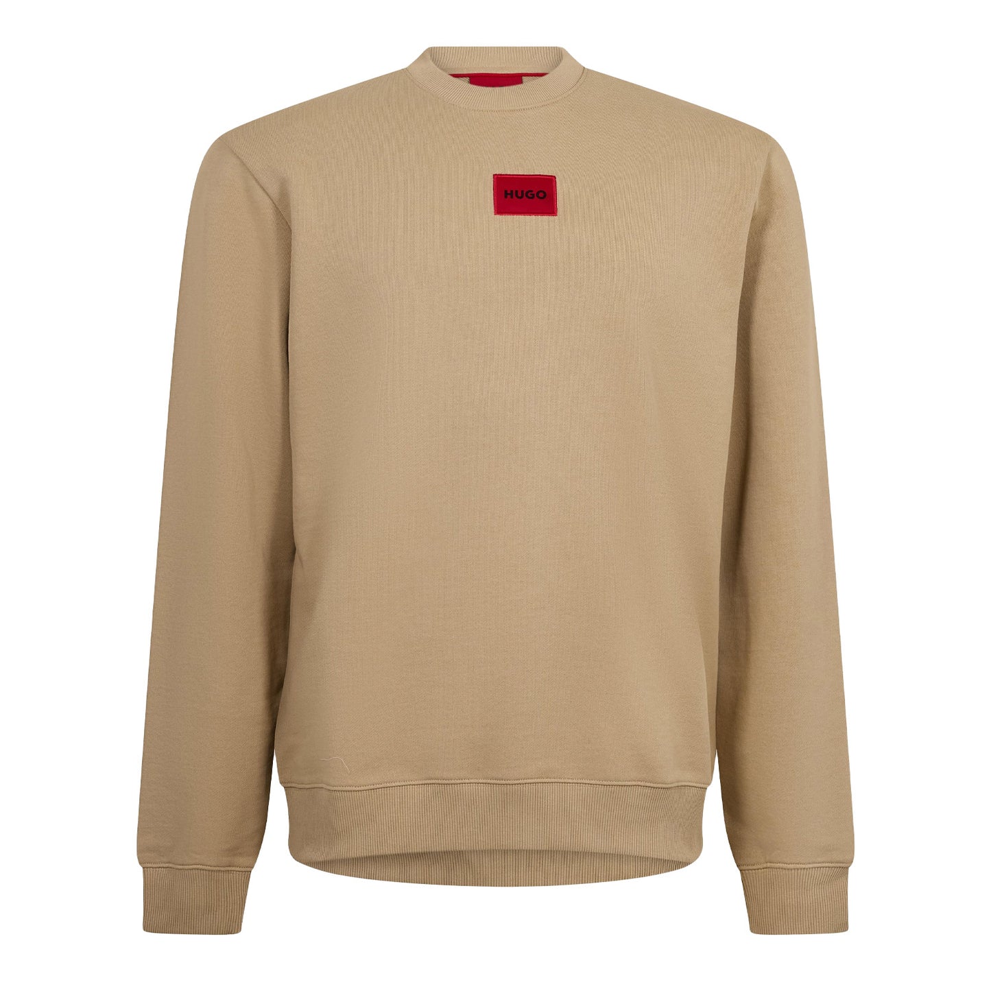 Medium Beige - Front - Hugo Mens Diragol Crew Neck Sweatshirt
