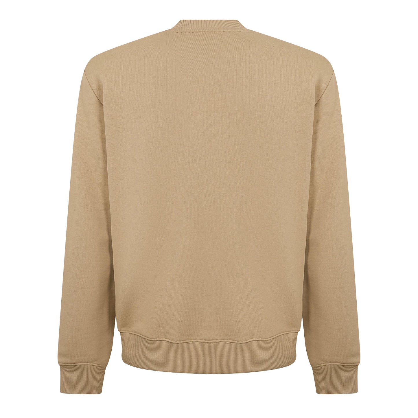 Medium Beige - Back - Hugo Mens Diragol Crew Neck Sweatshirt