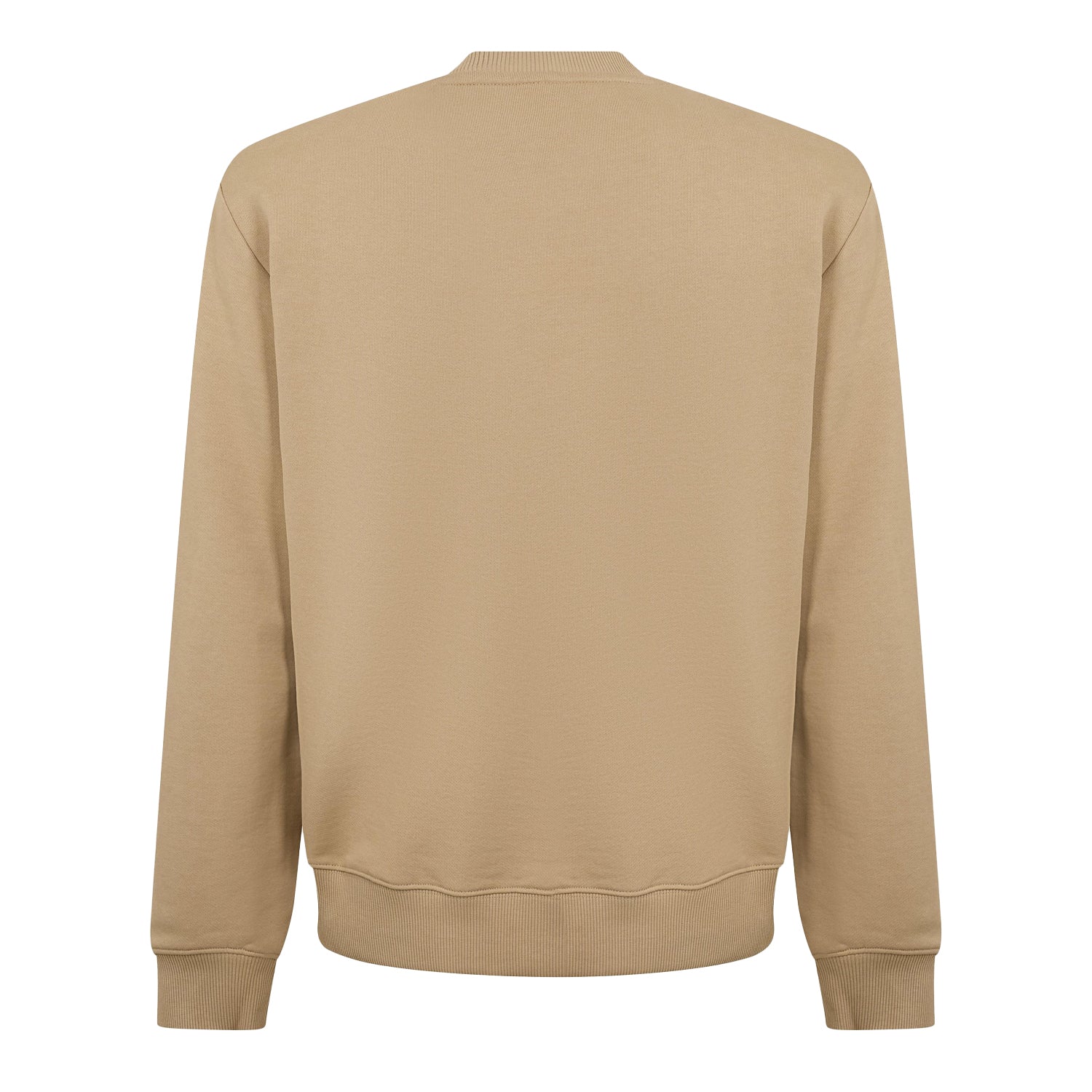 Medium Beige - Back - Hugo Mens Diragol Crew Neck Sweatshirt