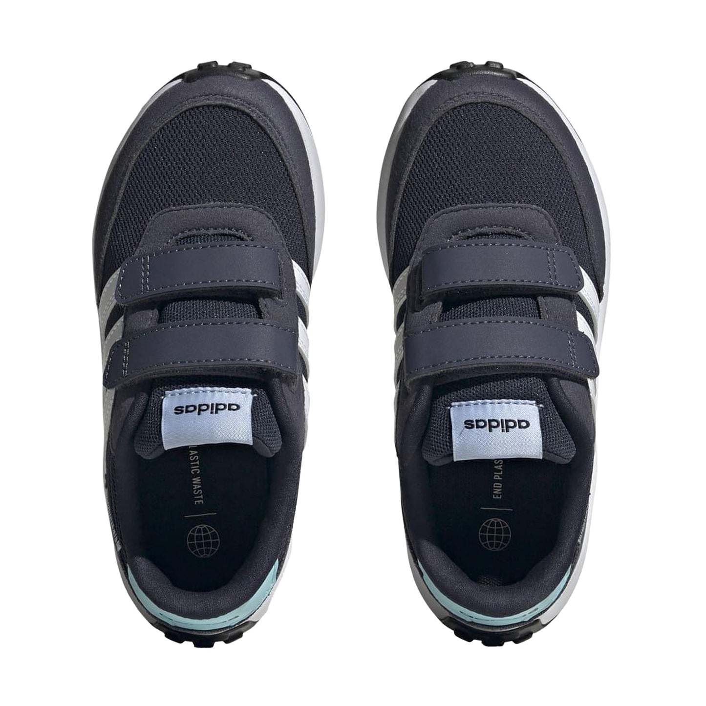 Inkwell - Front - Adidas Childrens-Kids Run 70s Suede Trainers