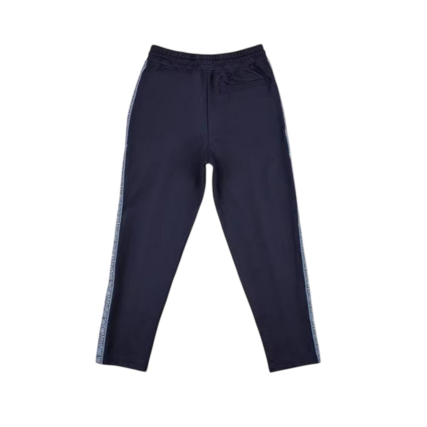 Navy - Back - Pretty Green Mens Paisley Tracksuit Bottoms