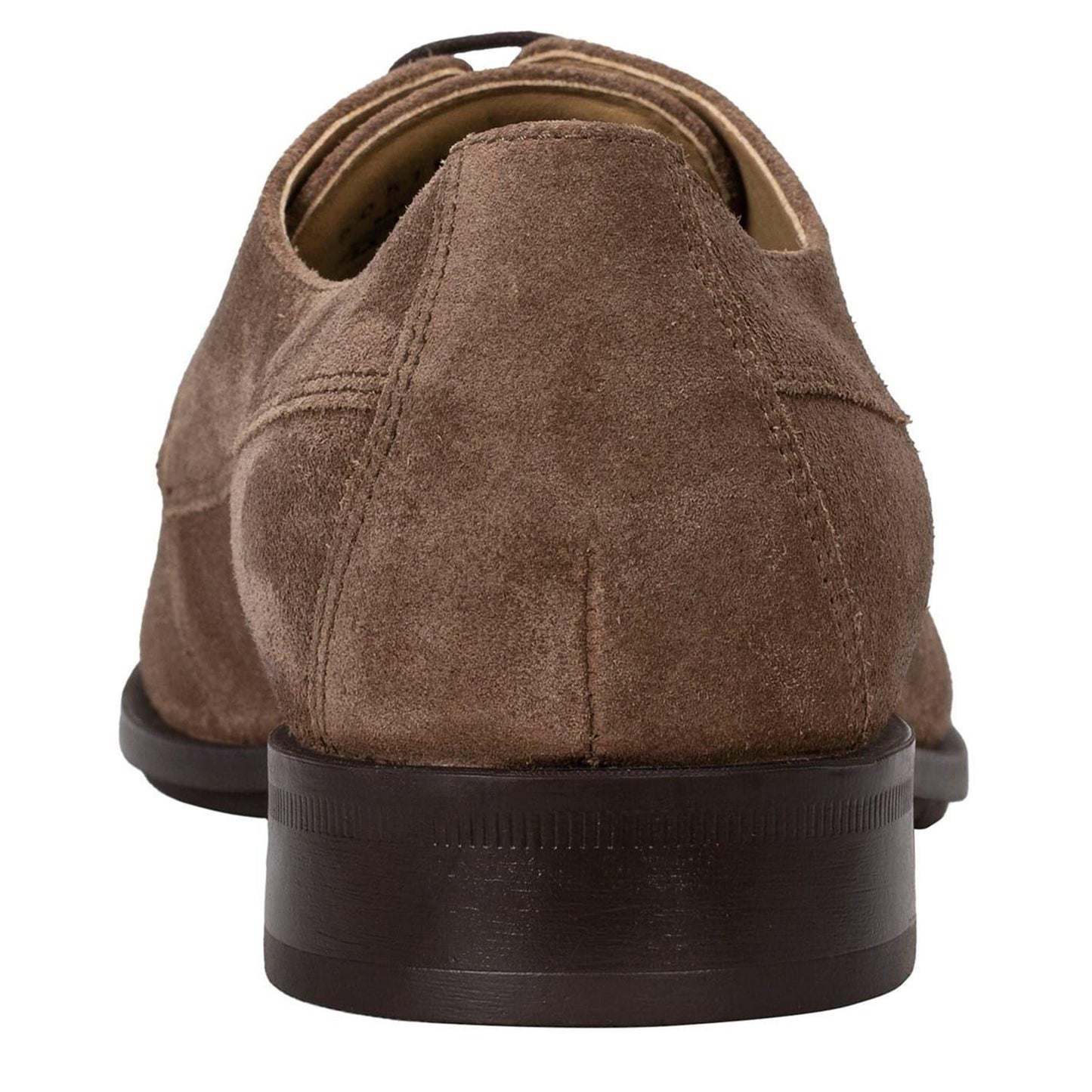 Medium Beige - Back - Boss Mens Colby Leather Derby Shoes