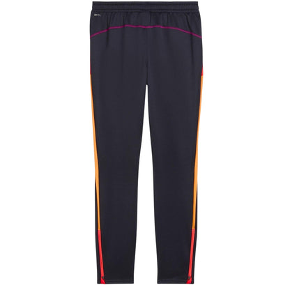 Navy-Orange - Back - Puma Womens-Ladies Colour Block Tracksuit Bottoms