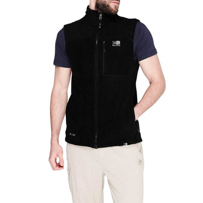 Black - Side - Karrimor Mens Fleece Gilet