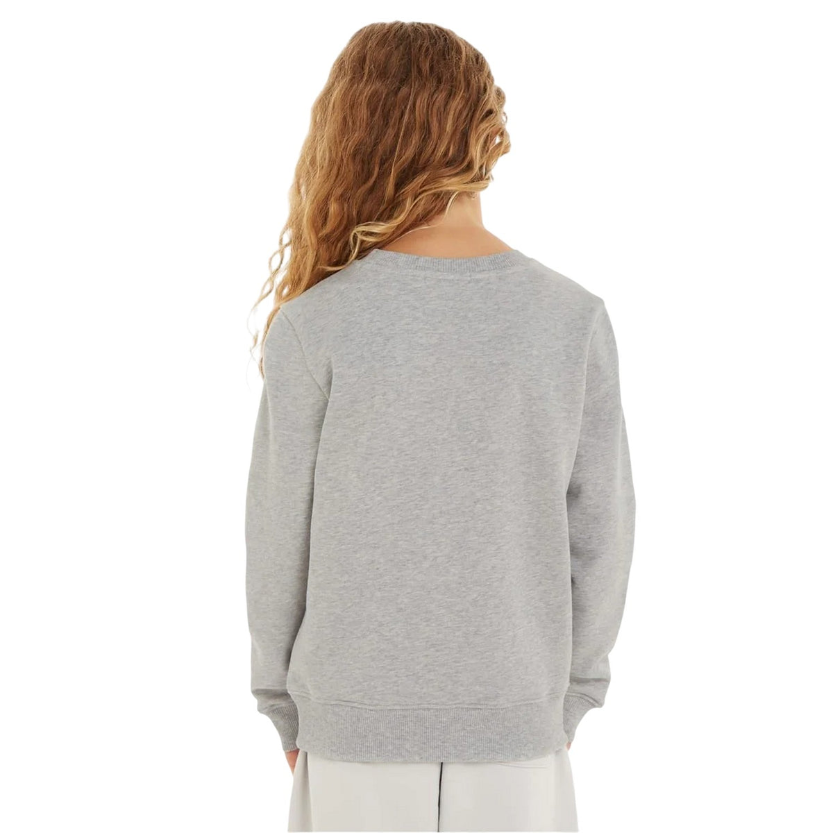 Black - Side - Calvin Klein Childrens-Kids Logo Sweatshirt