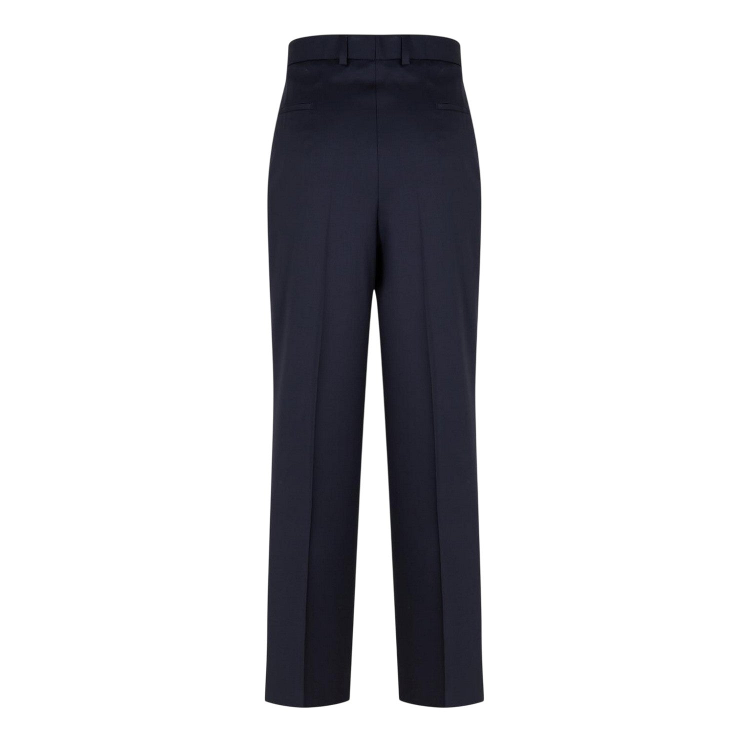 Dark Blue - Back - Boss Mens Straight Leg Trousers