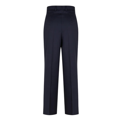 Dark Blue - Back - Boss Mens Straight Leg Trousers