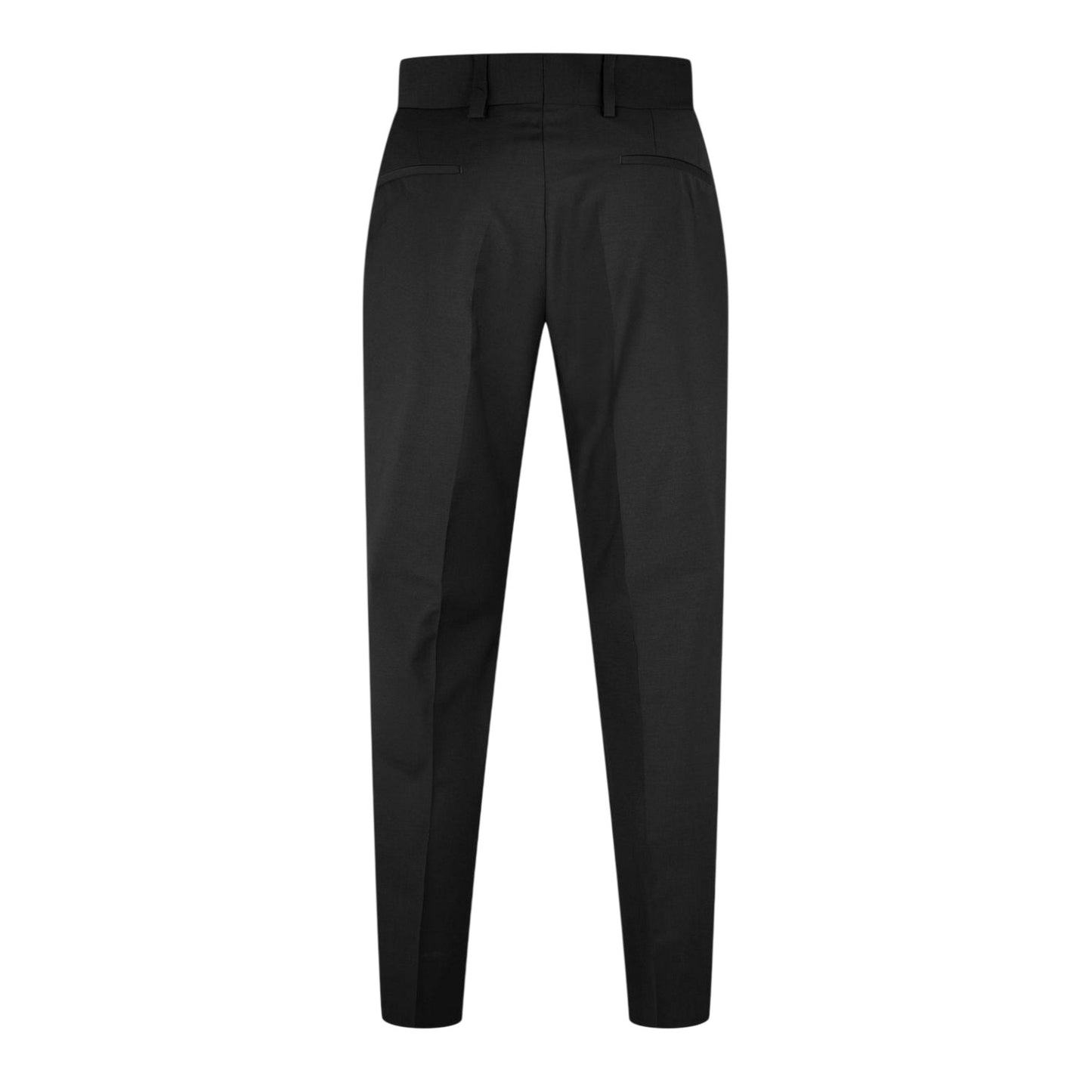 Black - Back - Hugo Mens Hesten Slim Business Suit Trousers