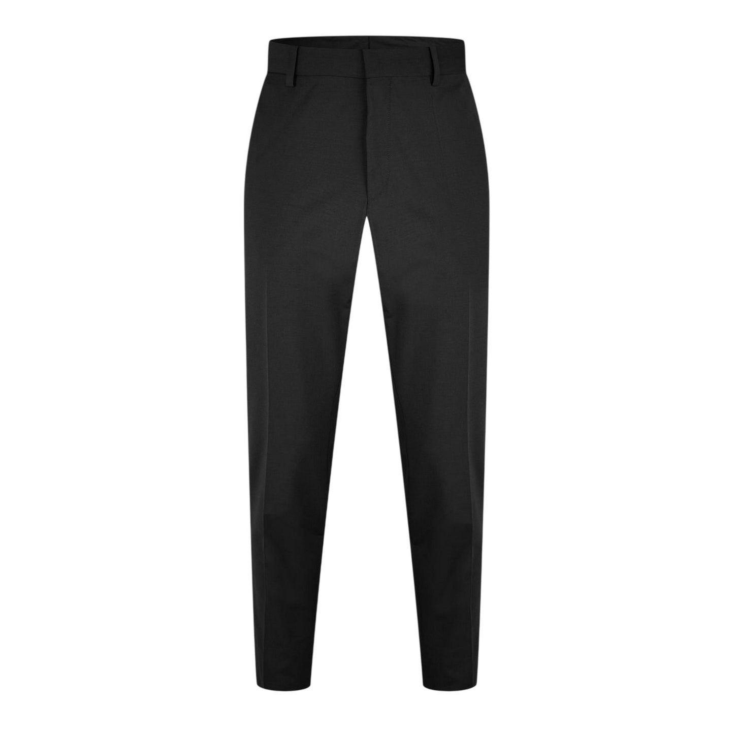 Black - Front - Hugo Mens Hesten Slim Business Suit Trousers