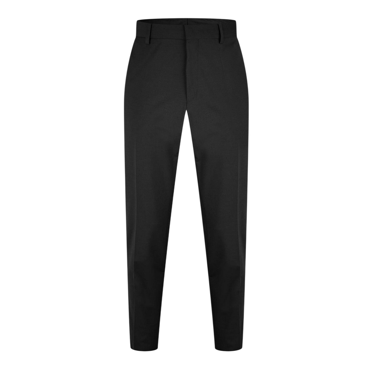 Black - Front - Hugo Mens Hesten Slim Business Suit Trousers