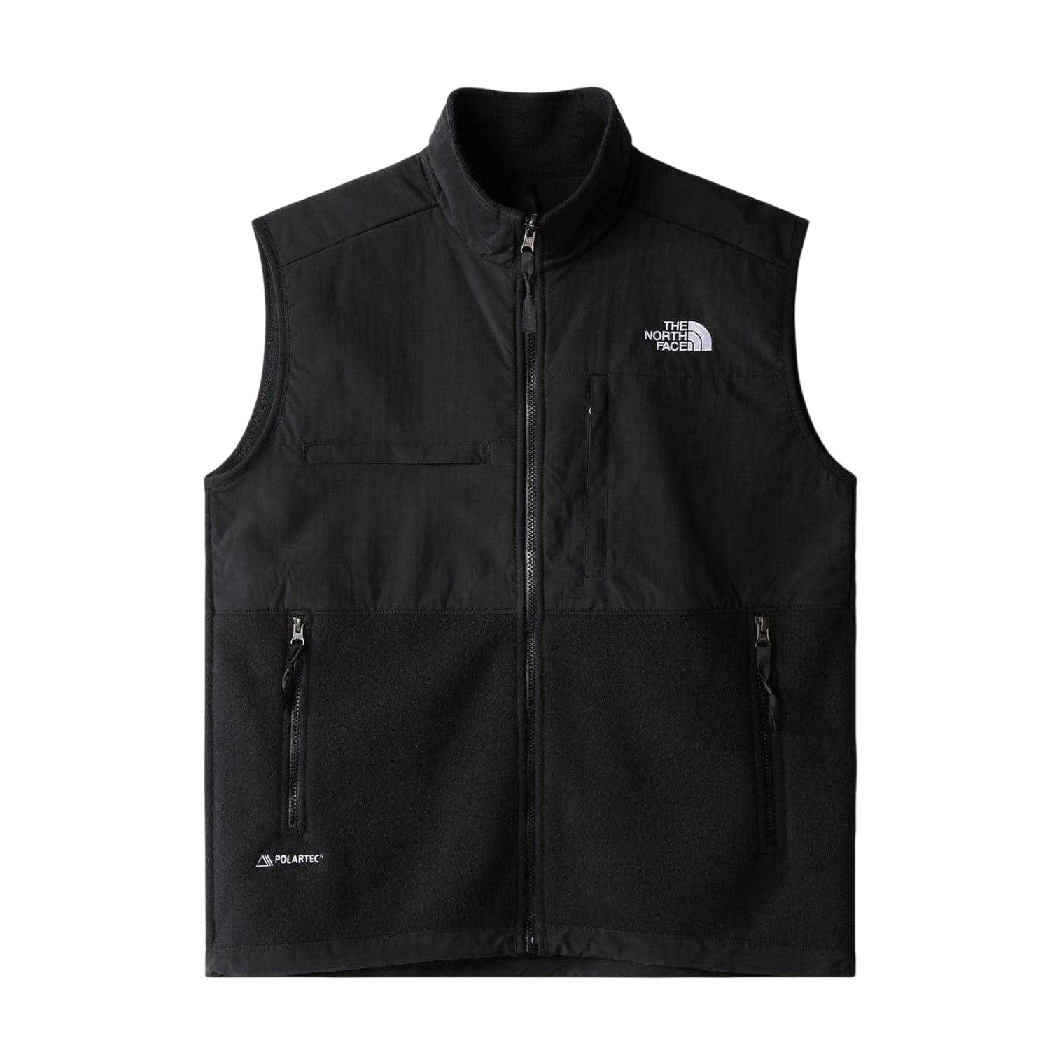 Black - Front - The North Face Mens Denali Polartech Gilet