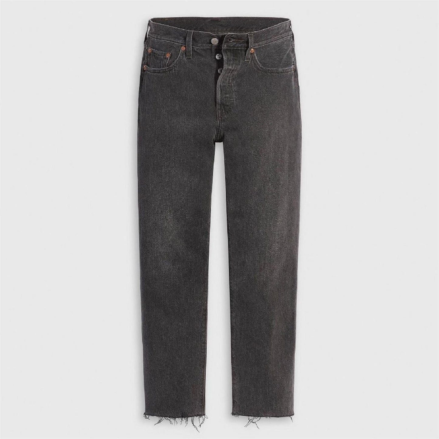 Off My Cloud - Front - Levis Womens-Ladies 501 Straight Leg Ankle Grazer Jeans