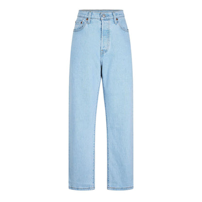 Samba T3 Blues - Front - Levis Womens-Ladies 501 Straight Leg Ankle Grazer Jeans