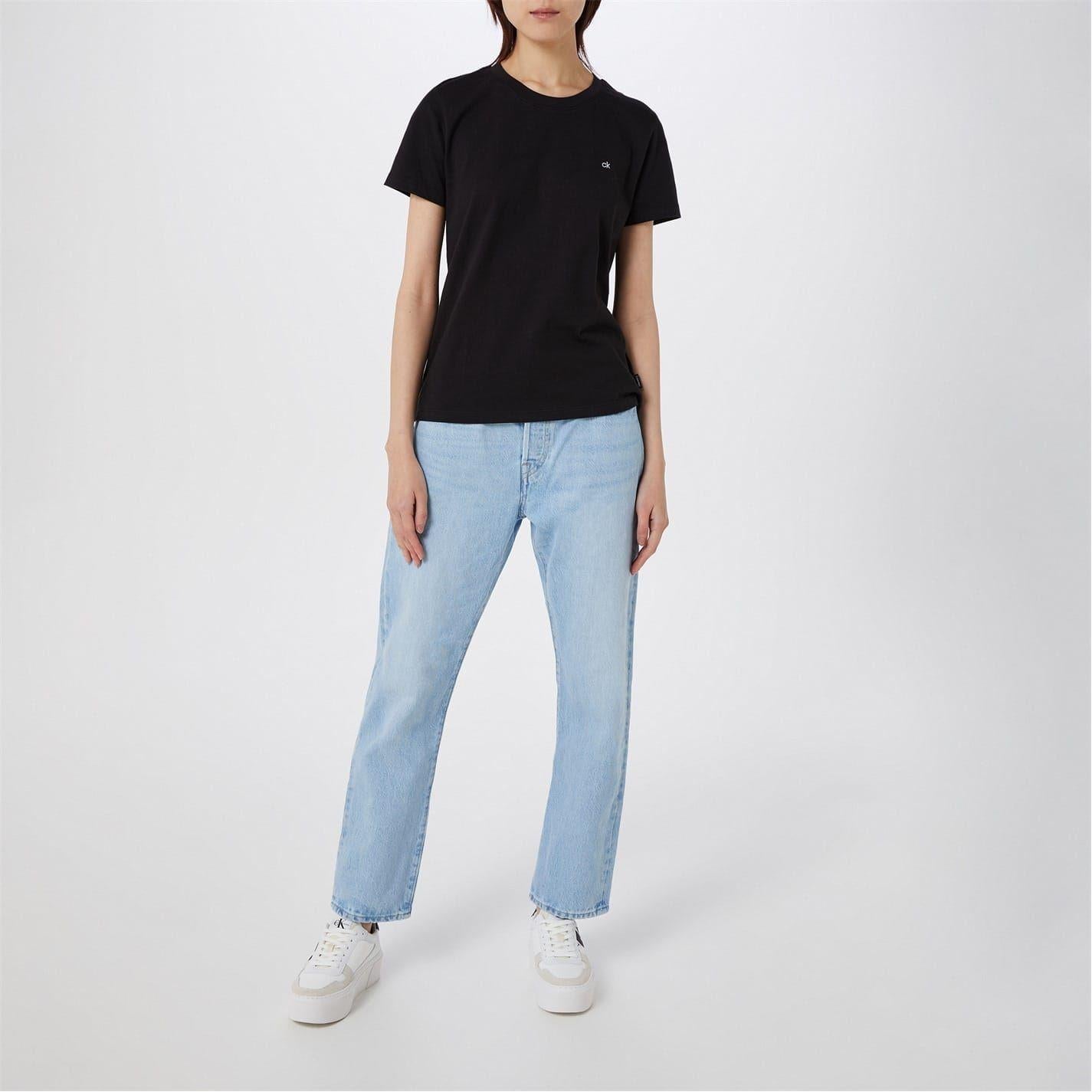 Ojai Luxor - Back - Levis Womens-Ladies 501 Straight Leg Ankle Grazer Jeans