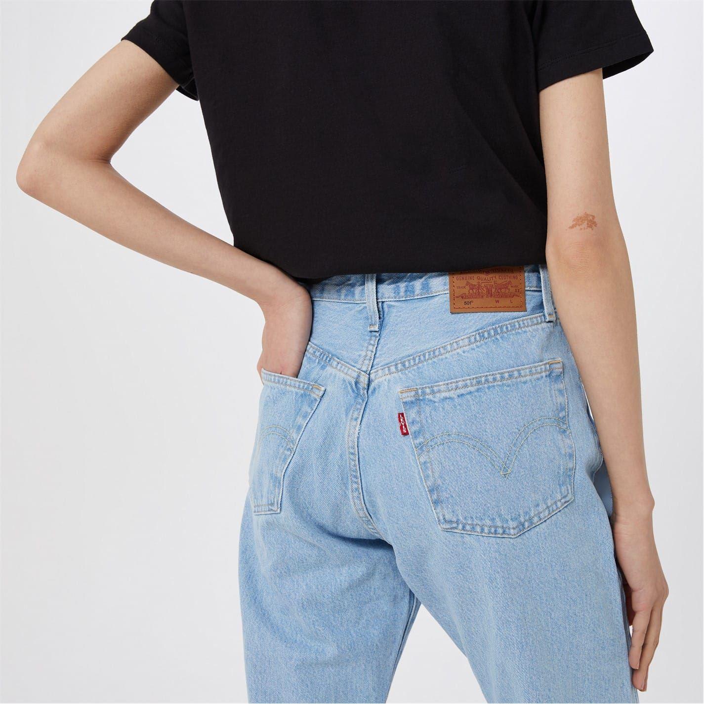 Ojai Luxor - Lifestyle - Levis Womens-Ladies 501 Straight Leg Ankle Grazer Jeans