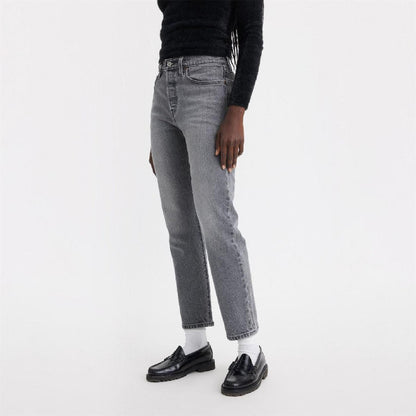 Hit The Road - Back - Levis Womens-Ladies 501 Straight Leg Ankle Grazer Jeans