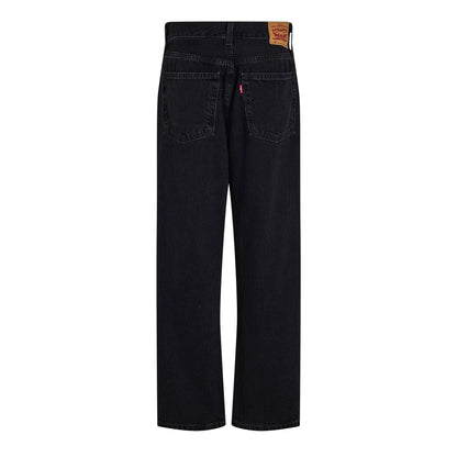 Lunar Black - Back - Levis Womens-Ladies 501 Straight Leg Ankle Grazer Jeans