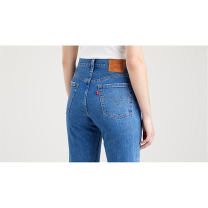 Jazz Pop - Side - Levis Womens-Ladies 501 Straight Leg Ankle Grazer Jeans