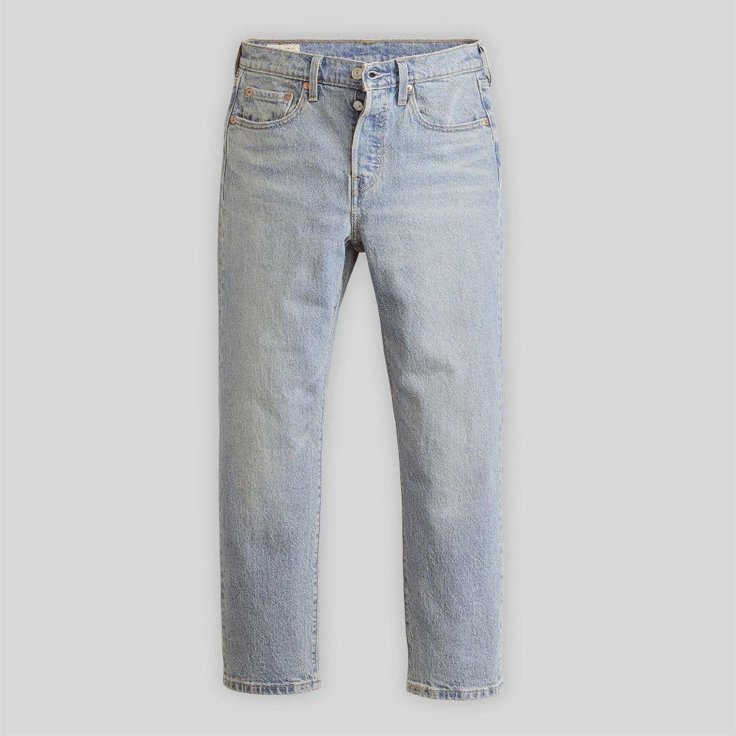 No Rush - Front - Levis Womens-Ladies 501 Straight Leg Ankle Grazer Jeans