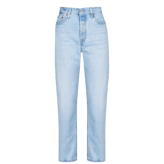 Ojai Luxor - Front - Levis Womens-Ladies 501 Straight Leg Ankle Grazer Jeans
