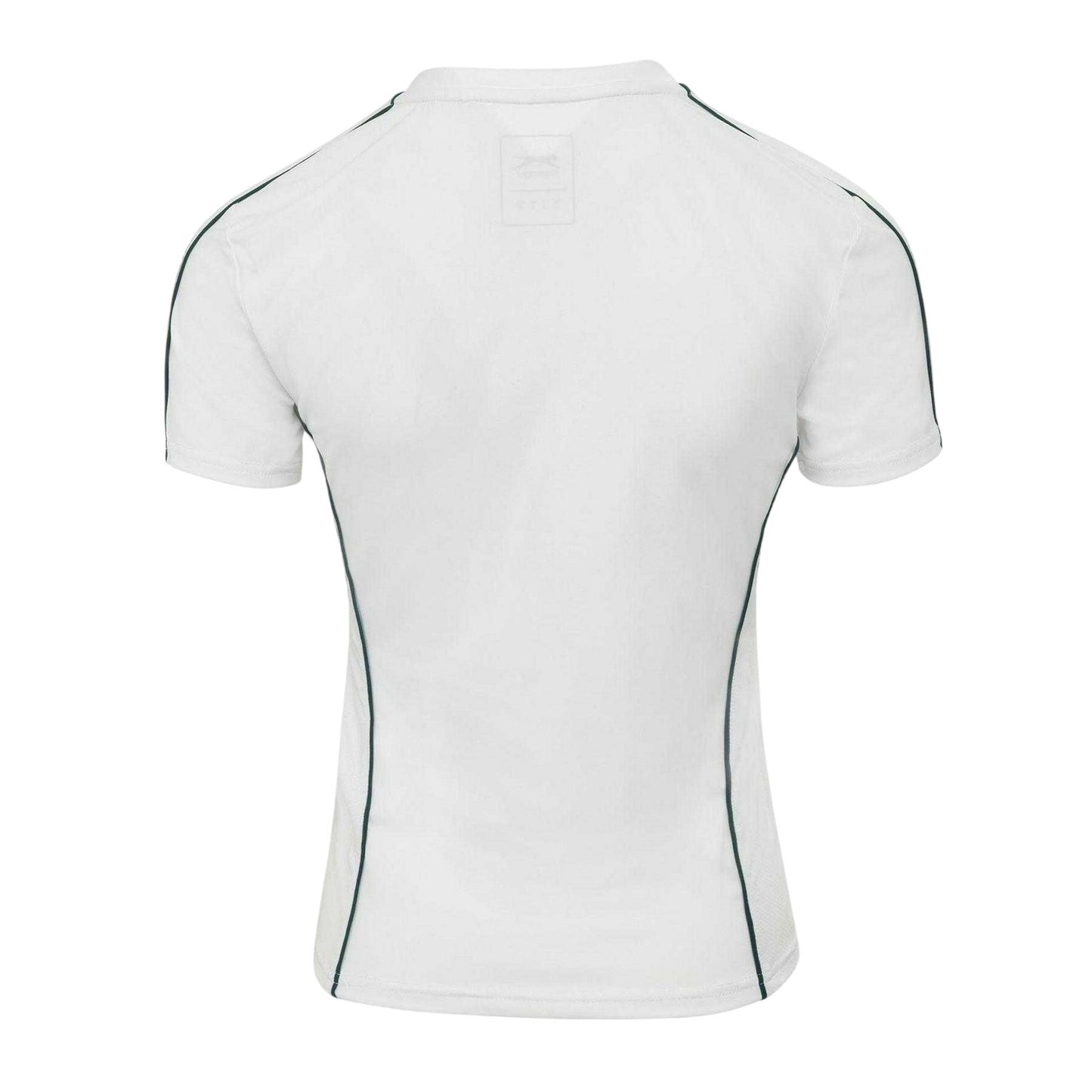 White - Back - Slazenger Womens-Ladies Contrast Detail Tennis T-Shirt