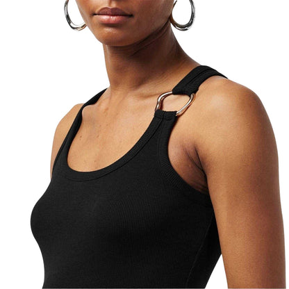 Black - Side - Edited Womens-Ladies Charlotte Sleeveless Vest Top