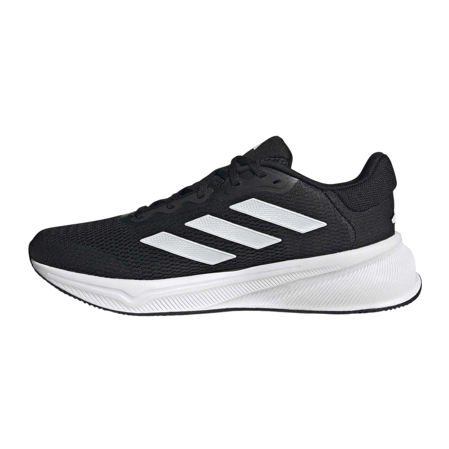 Core Black - Side - Adidas Unisex Adult Response 3 Stripes Shoes