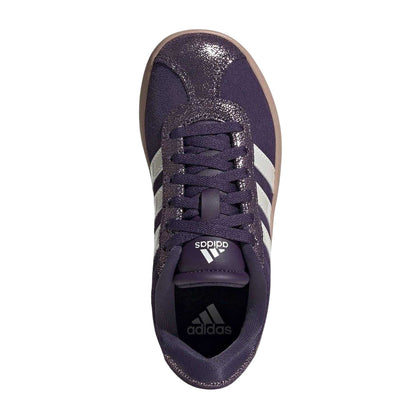 Plum - Lifestyle - Adidas Childrens-Kids VL Court 3.0 Leather Trainers