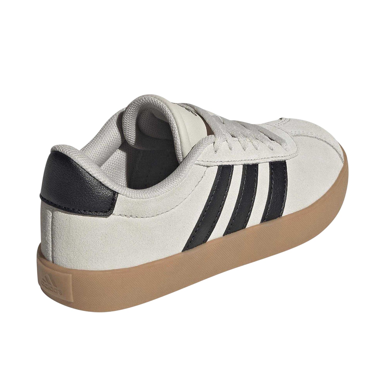 Alumina - Back - Adidas Childrens-Kids VL Court 3.0 Leather Trainers