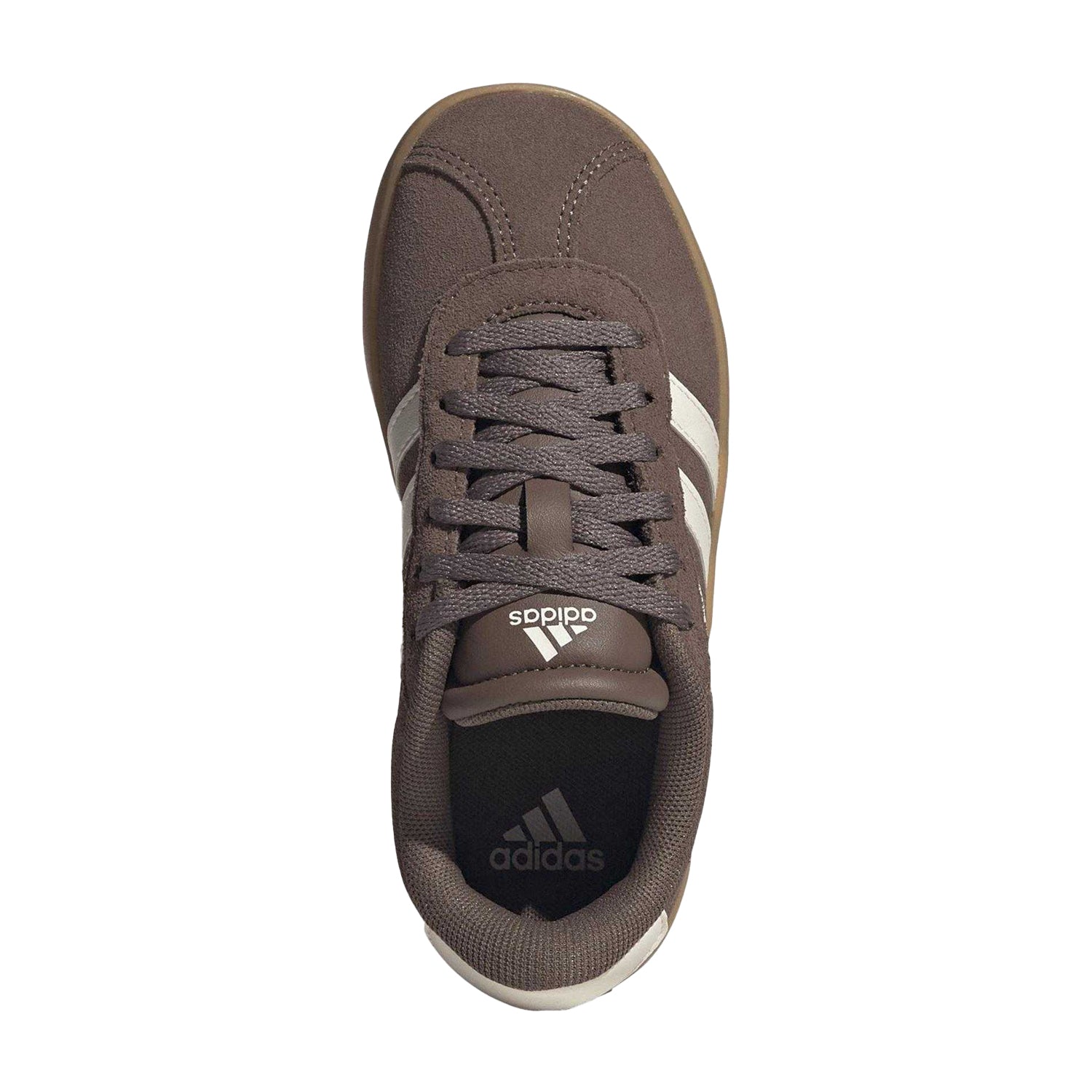 Olive Strata - Lifestyle - Adidas Childrens-Kids VL Court 3.0 Leather Trainers