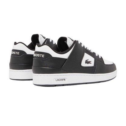 Black-White - Back - Lacoste Unisex Adult Court Cage Leather Trainers
