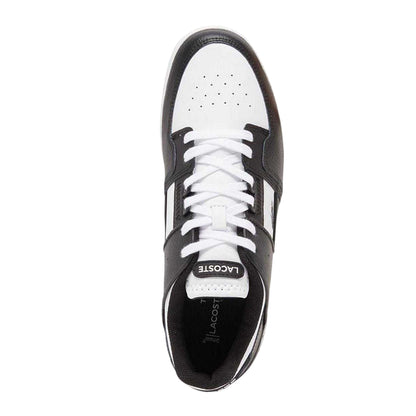 Black-White - Side - Lacoste Unisex Adult Court Cage Leather Trainers
