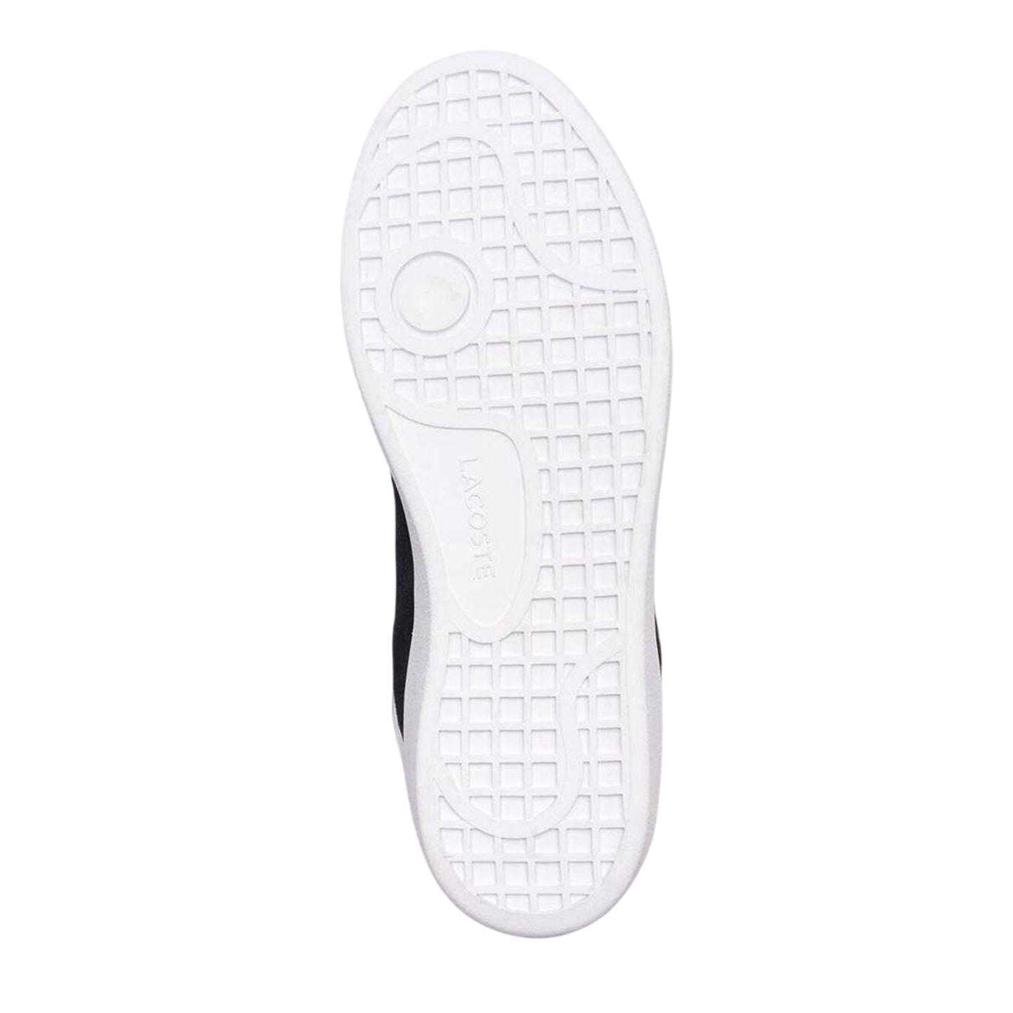 Black-White - Pack Shot - Lacoste Womens-Ladies Baseshot Suede Trainers