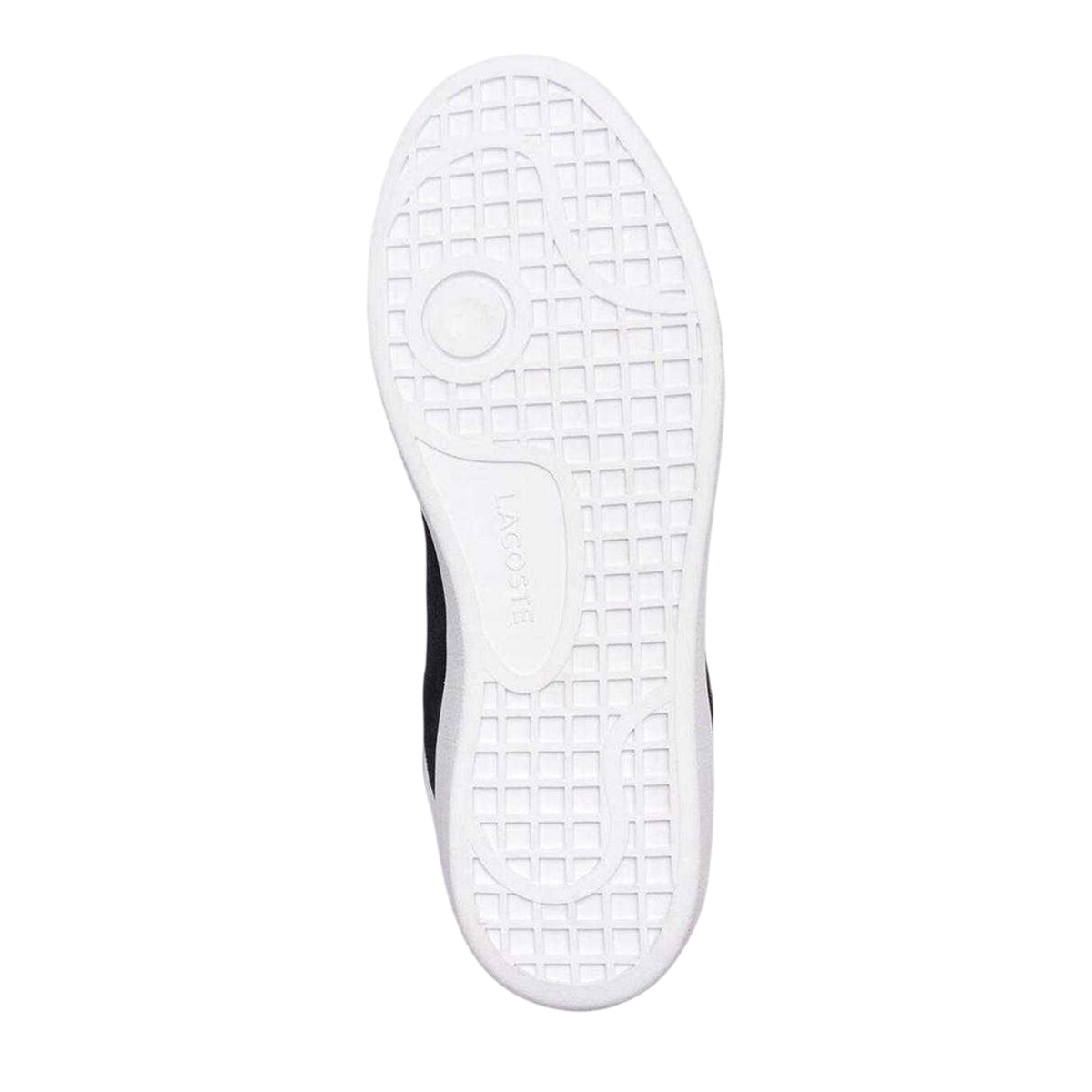 Black-White - Pack Shot - Lacoste Womens-Ladies Baseshot Suede Trainers