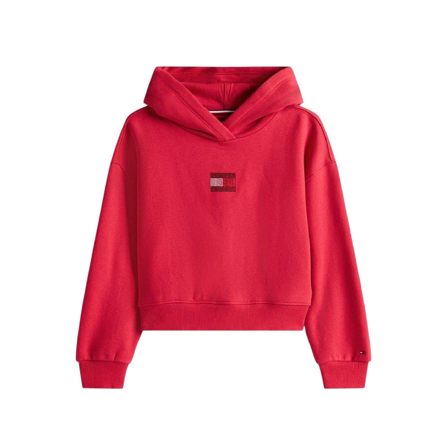 Ruby - Front - Tommy Hilfiger Childrens-Kids Diamante Regular Long-Sleeved Hoodie