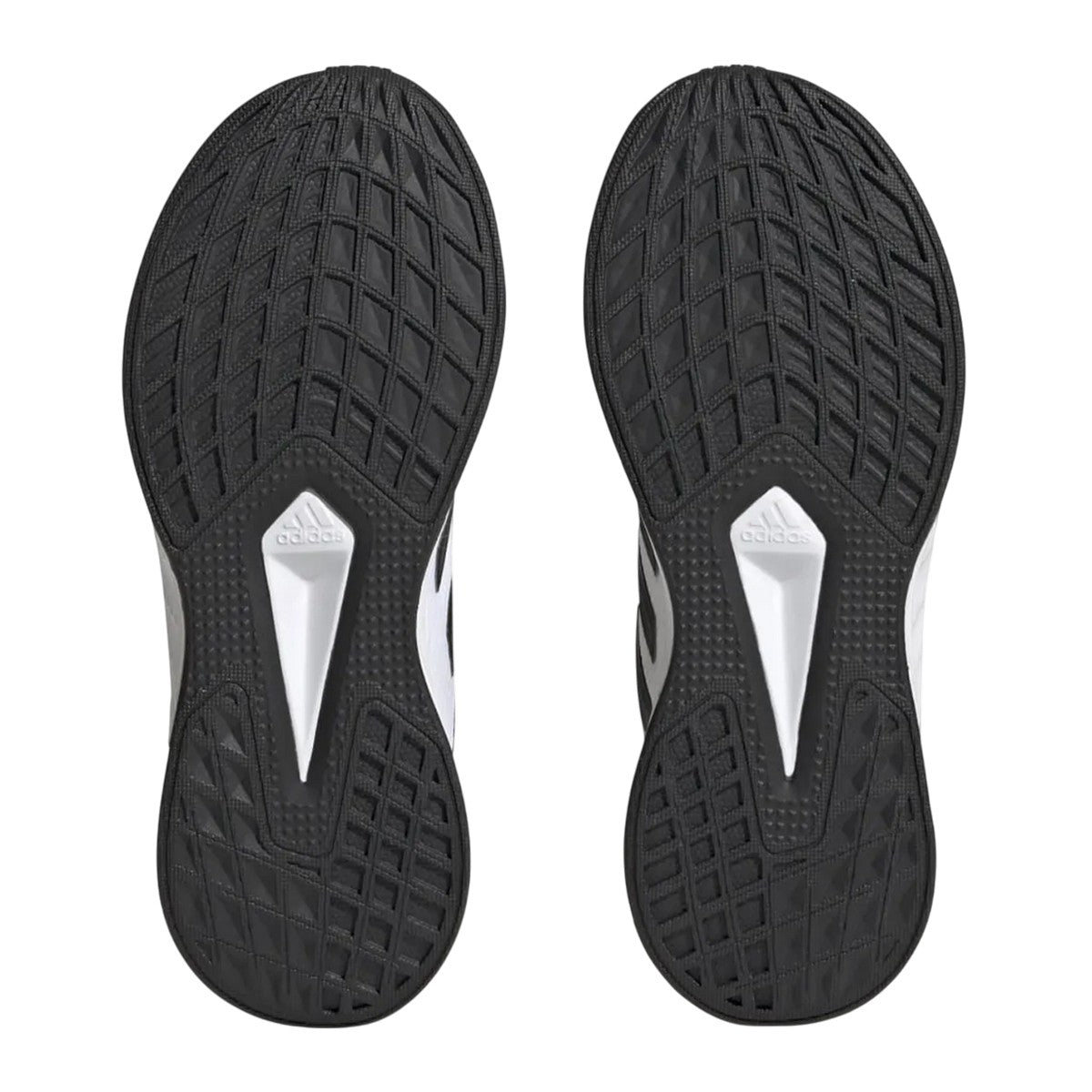 White-Black - Side - Adidas Childrens-Kids Duramo 10 Running Shoes