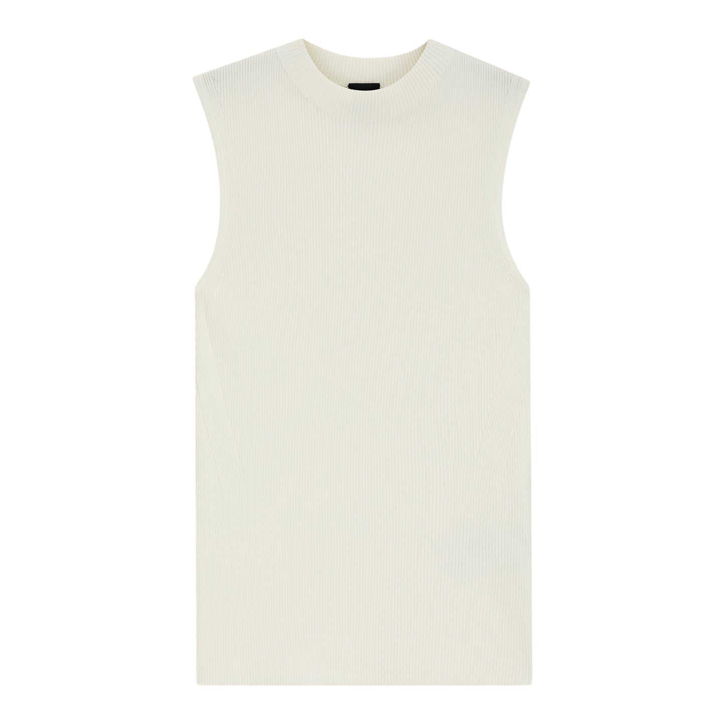 White - Front - Boss Womens-Ladies Feskies Knitted Slim Top