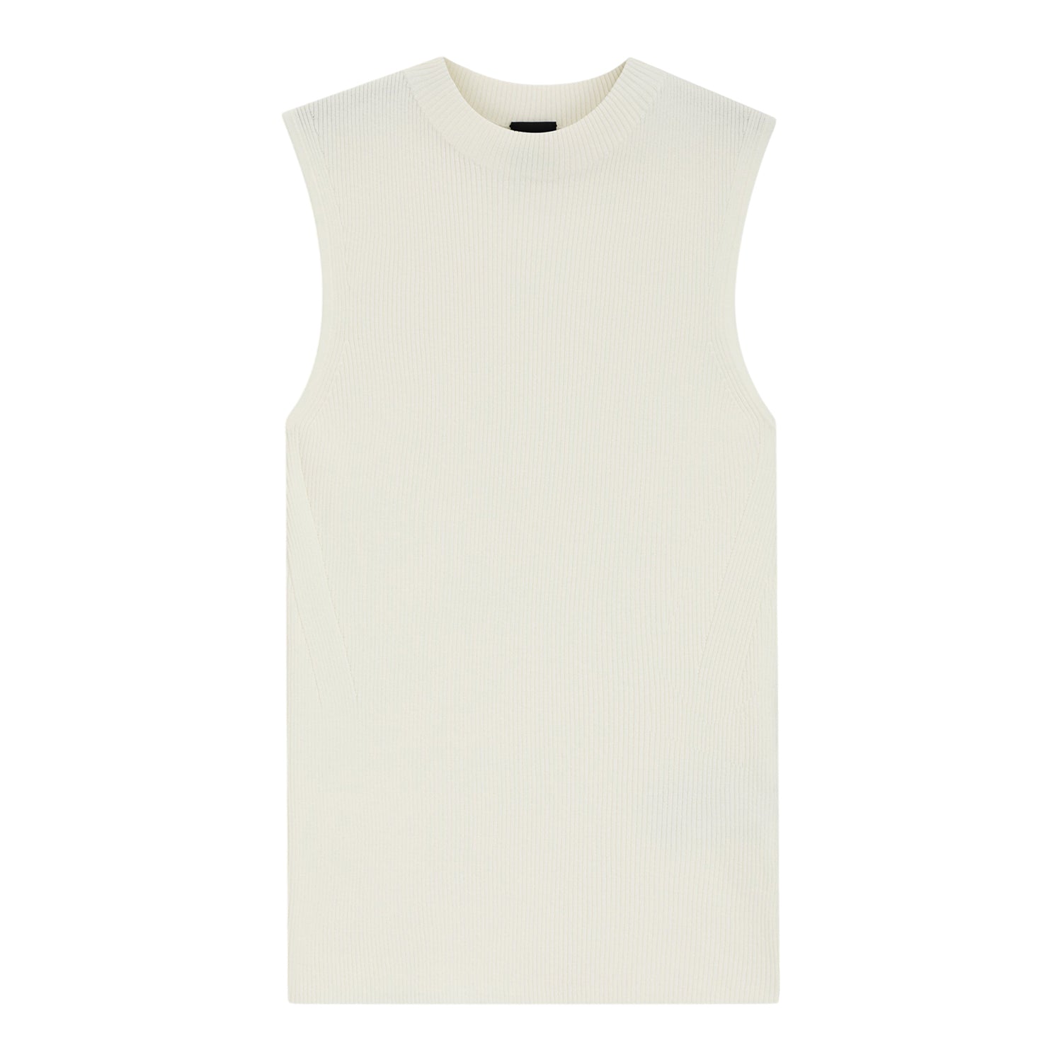 White - Front - Boss Womens-Ladies Feskies Knitted Slim Top
