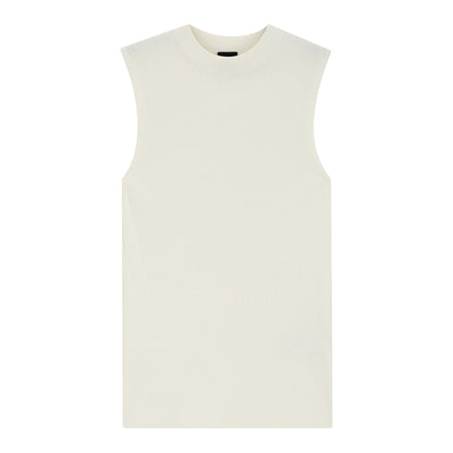 White - Front - Boss Womens-Ladies Feskies Knitted Slim Top