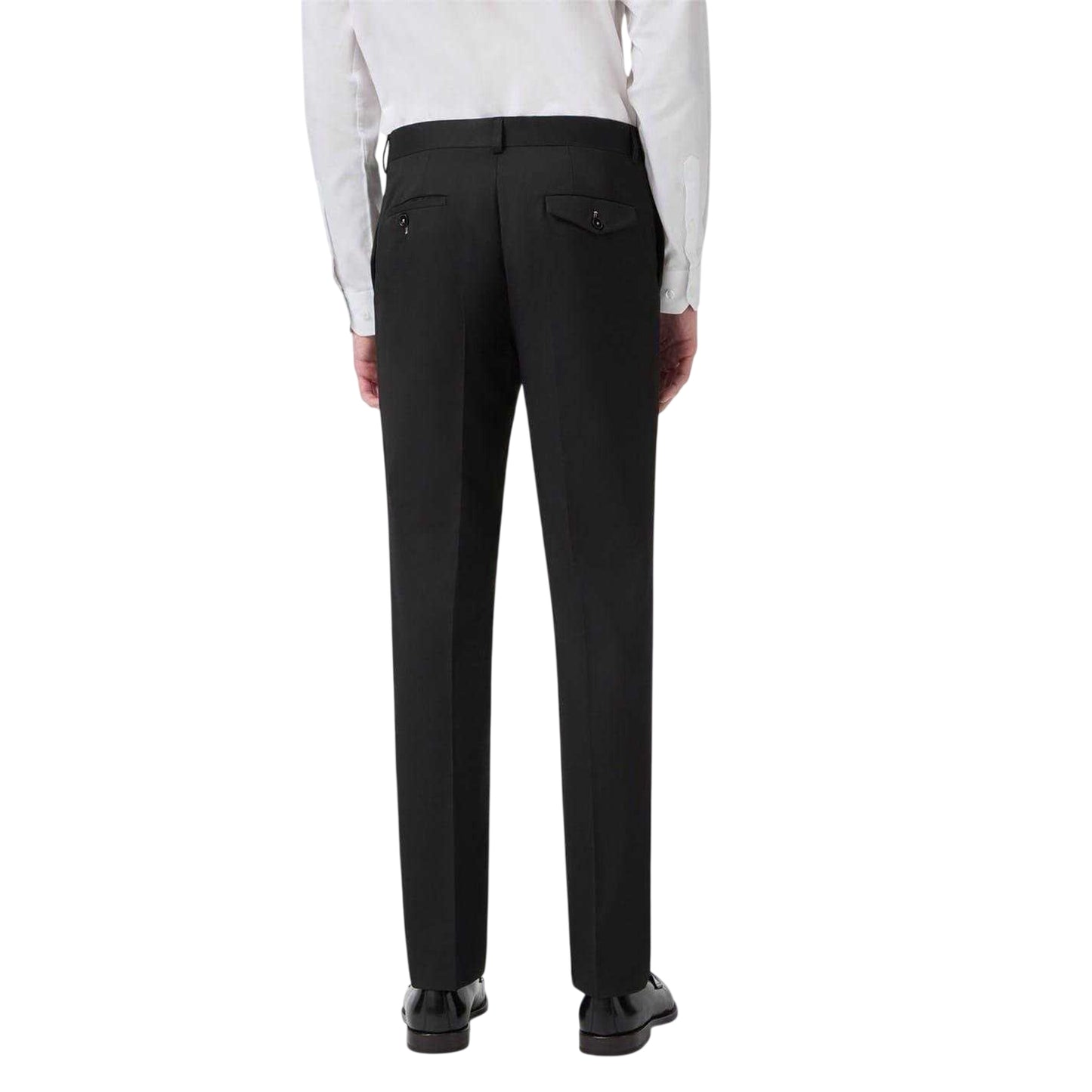 Black - Back - Twisted Tailor Mens Formal Trousers