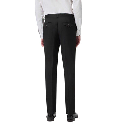 Black - Back - Twisted Tailor Mens Formal Trousers