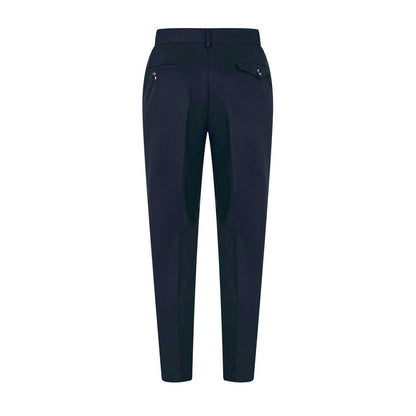 Navy - Back - Twisted Tailor Mens Formal Trousers