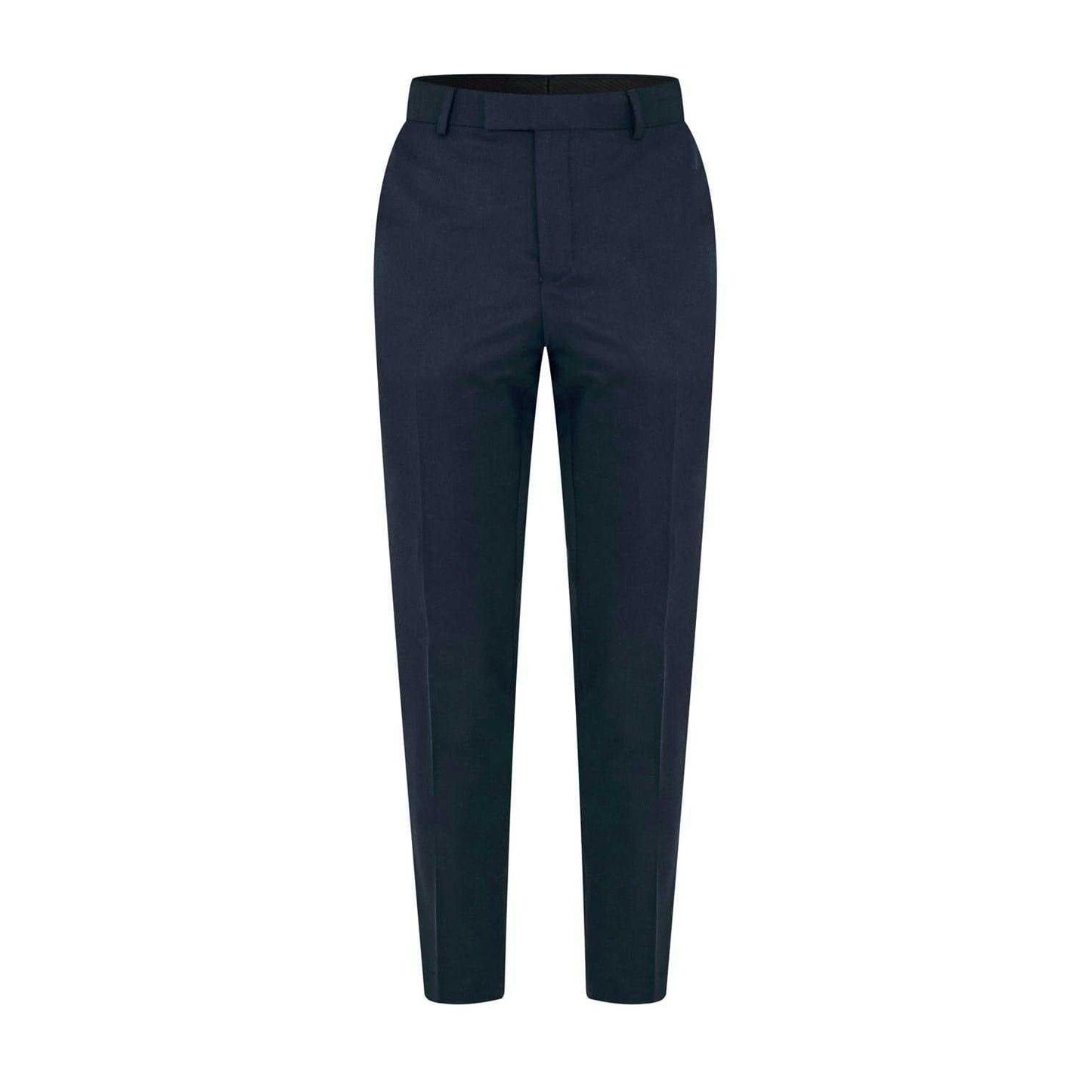 Navy - Front - Twisted Tailor Mens Formal Trousers
